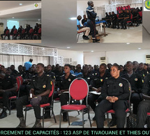 Sécurité de proximité : Les ASP de Thiès et de Tivaouane renforcent leurs compétences, avec une session de formation pour 123 agents