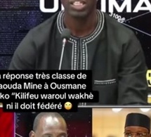 Daouda Mine à Ousmane Sonko: "Le rôle d'un PM est est de fédérer, non de combattre"