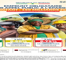 BRVM : La première cotation de 4 emprunts obligataires de plus de 416 milliards de l’Etat du Sénégal, fixée au 17 juillet 2025 BRVM : La première cotation de 4 emprunts obligataires de plus de 416 milliards de l’Etat du Sénégal, fixée au 17 juillet 2025