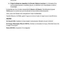 🛑 URGENT : MARCHE POUR LA DÉMISSION DU PREMIER MINISTRE OUSMANE SONKO