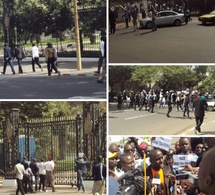 Face aux grilles du Palais : hommage à Badara Gadiaga