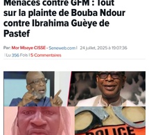 Menace contre GFM Bouba Ndour dépose une plainte contre....