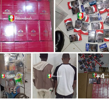 Thiaroye : deux arrestations et saisie de drogue et de cigarettes de contrebande