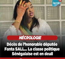 Urgent – Décès de l’honorable députée Fanta Sall