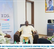 Cérémonie officielle de passation de service à la présidence du Conseil d’administration de TDS-SA.