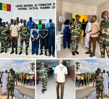 Visite au centre d’entraînement tactique de l’armée de terre : Le DG de l’ASP , Seydina Oumar Touré met en avant la coopération « armée-nation »