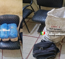 Kaolack - Lutte antidrogue : Une moto abandonnée avec sa cargaison, huit kilos de chanvre indien saisis
