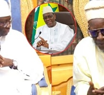 Amadou Mame Diop transmet le message de Macky Sall, Papa Mahi Niass réconforte la délégation