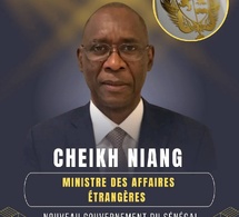 Cheikh Niang, un diplomate de carrière à la tête des Affaires étrangères