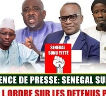 🔴Conférence de presse – Sénégal Sunu Yitte met la pression sur le dossier des détenus politiques