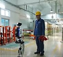 Guangzhou : Des robots humanoïdes dotés d'IA inspectent les réseaux électriques