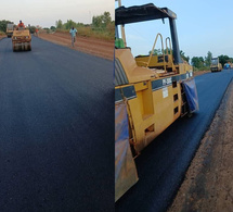 Développement rural : l’ Ageroute accélère les travaux de l’axe Mboro–Diogo, le chantier routier qui désenclave les zones agricoles du Nord