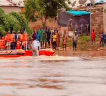 Podor : La crue du fleuve Sénégal chasse des familles à Guédé Wouro