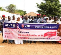Lutte contre les cancers féminins : Avec la Police nationale, 802 dépistages réalisés lors de la journée Octobre Rose à l’UIDT