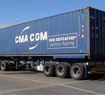 Transport routier de marchandises à destination du Mali : La compagnie maritime française CMA CGM annonce la suspension temporaire de ses rotations