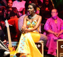 PHOTOS – Coumba Gawlo Seck sur le plateau de Canal + pour l’émission + d’Afrique