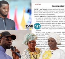Remplacement de Aida Mbodj à la tête de la coalition Diomaye Président : Le Bureau politique de Pastef Les Patriotes désavoue le Président Diomaye
