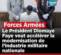 Développement de l’industrie militaire et de l’innovation : Le Président Bassirou Diomaye Faye a appelé à l’accélération du Plan stratégique