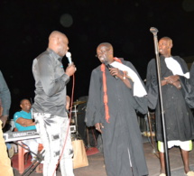 TOURNEE NATIONAL: Pape Diouf a l'assaut des Kaolackois avec la troupe " rirou tribunal". Regardez le big concert explosif