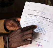 À Tambacounda: 11 % de la population vit sans acte de naissance