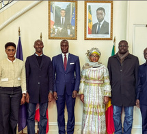 Visite d’une délégation de la DER/FJ à l’ambassade du Sénégal à Paris
