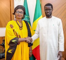 Le Président reçoit la ministre malienne des Transports et le Comité des ministres de l’Asecna