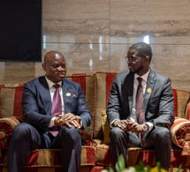 Luanda : Le Président Bassirou Diomaye Faye rencontre son homologue gabonais Brice Oligui Nguema