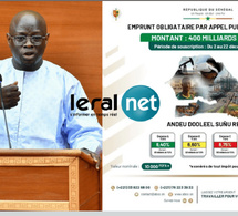 Le Sénégal émet un nouvel emprunt obligataire de 400 milliards FCfa, pour appuyer le Plan Sénégal 2050