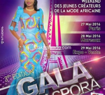 Weekend des jeunes créateurs de la mode africaine : La 3ème Edition du Gala Diaspora se déroulera les 27,28 &amp; 29 Mai 2016 à Paris