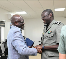 Le Directeur général des Douanes en visite sur le chantier du futur port de Ndayane