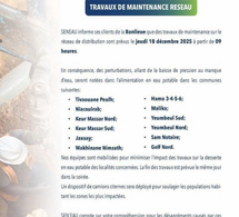 Travaux de maintenance : Perturbations dans la distribution de l’eau annoncées ce jeudi, dans la banlieue