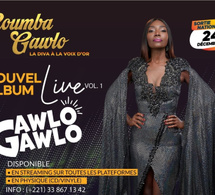 Coumba Gawlo sort un album live : La Diva à la voix d'or sort un album live, Gawlo Gawlo