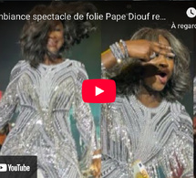 Folle ambiance spectacle de folie Pape Diouf redoutable enflamme ses fans Fans à la soirée de Paris
