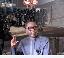 🛑Urgent- Le Gendarmerie déployée devant la RTS1: Pape Alé Niang attaqué
