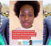 Brigitte sene -Pr Bassirou Diomaye Faye veut étaler les réformes jusqu'en2029 pour distaire ...