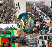 🔴Direct : Suivez la parade géante des Lions dans les rues de Dakar Direction Palais de la République