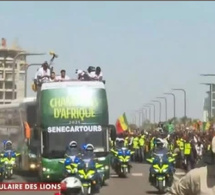 Parade des champions d’Afrique dans les rues de Dakar (Photos)