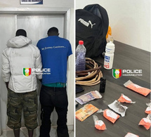 Thiaroye: la police démantèle un réseau de trafic de drogues de synthèse