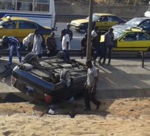 Echangeur de la Patte d’Oie, en face de l’école Mariama Niasse : Un véhicule particulier se renverse et...
