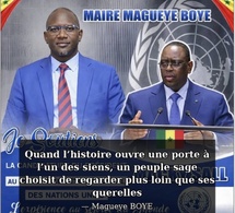Macky Sall à l’ONU : Au-delà des querelles, l’histoire », Par Maguèye Boye
