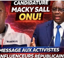 ONU-Bah Diakhaté lance un appel fort pour soutenir la candidature de Macky Sall et la souveraineté