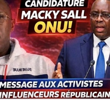 ONU-Bah Diakhaté lance un appel fort pour soutenir la candidature de Macky Sall et la souveraineté
