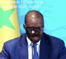 Le contrat de 71 milliards FCfa entre le ministère de la Santé et ACD, résilié