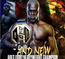 MMA : Le Sénégalais Moustapha Diakhaté sacré champion des mi-lourds à l’ARES