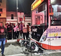 Guédiawaye : un motocycliste percuté par un bus du BRT