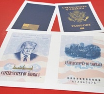 Etats-Unis : Le visage de Trump va figurer dans de nouveaux passeports américains