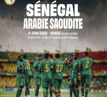 Préparation Mondial 2026 : le Sénégal affrontera l’Arabie saoudite en match amical