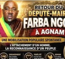 🔴[ EN DIRECT ] RETOUR ET ACCUEIL TRIOMPHAL DU DÉPUTÉ-MAIRE FARBA NGOM À AGNAM