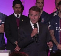 Foot: Macron juge "inqualifiables" les violences qui ont suivi à Paris la victoire du PSG