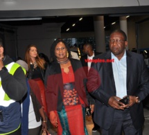 SEM Bassirou Sene ambassadeur du Sénégal à Paris arrive au concert de Waly Seck à Bercy.